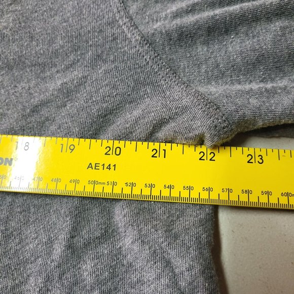 Converse One Star Jacket Men's Extra Large XL Grey Full Zipper 2 Pockets Vintage - Picture 11 of 13